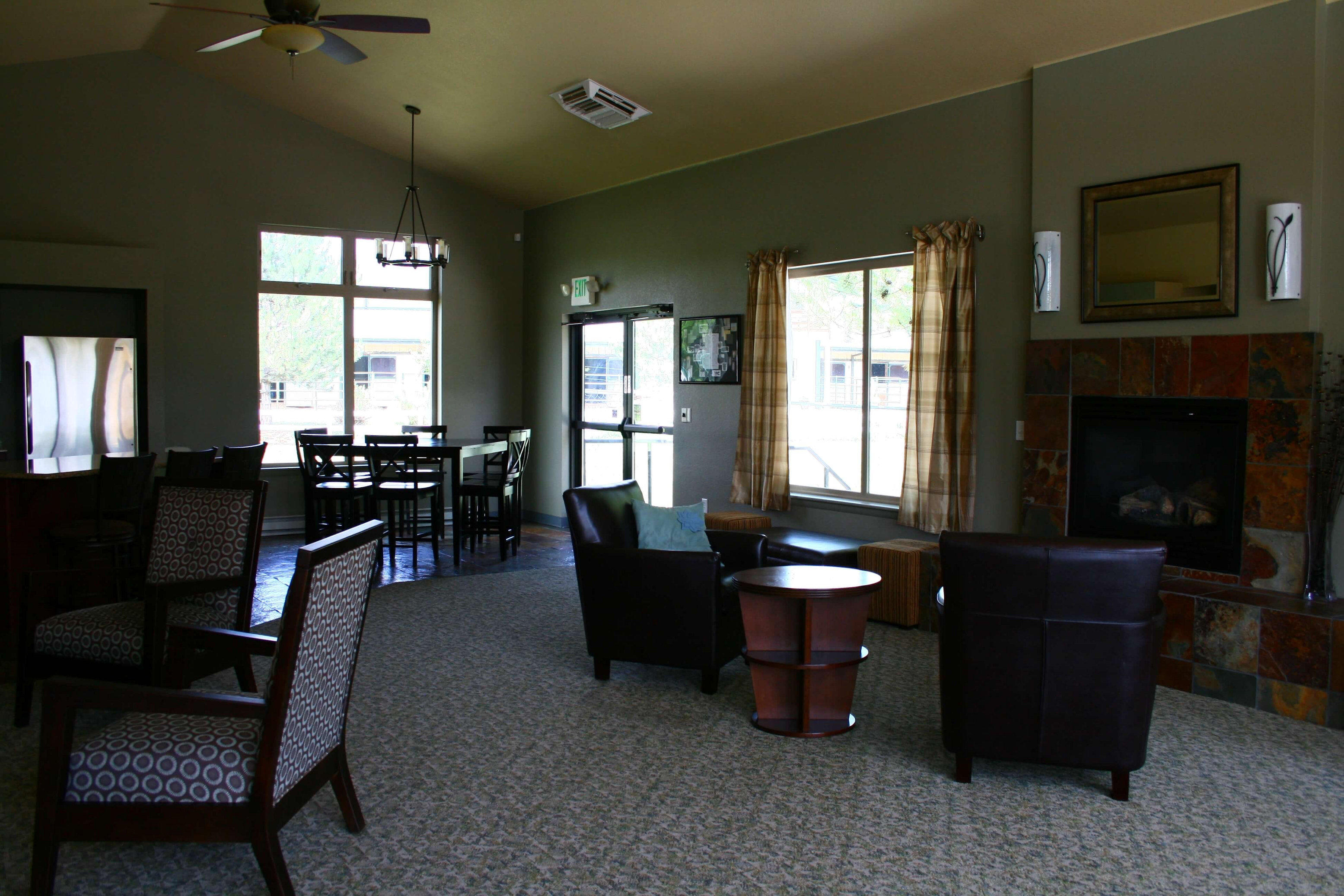 Seating Area of Clubhouse.